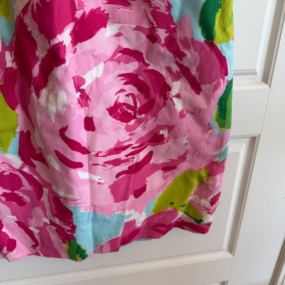 Lilly Pulitzer Womens Hotty Pink First Impression Collins Dress Size 0 Silk Rose - Picture 5 of 13